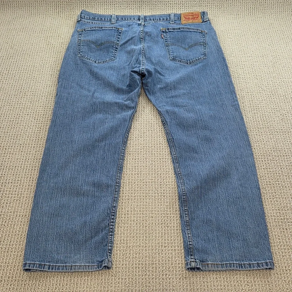 Levis 505 Regular Fit Blue Jeans Denim Mens 40x30‎ (39x29)